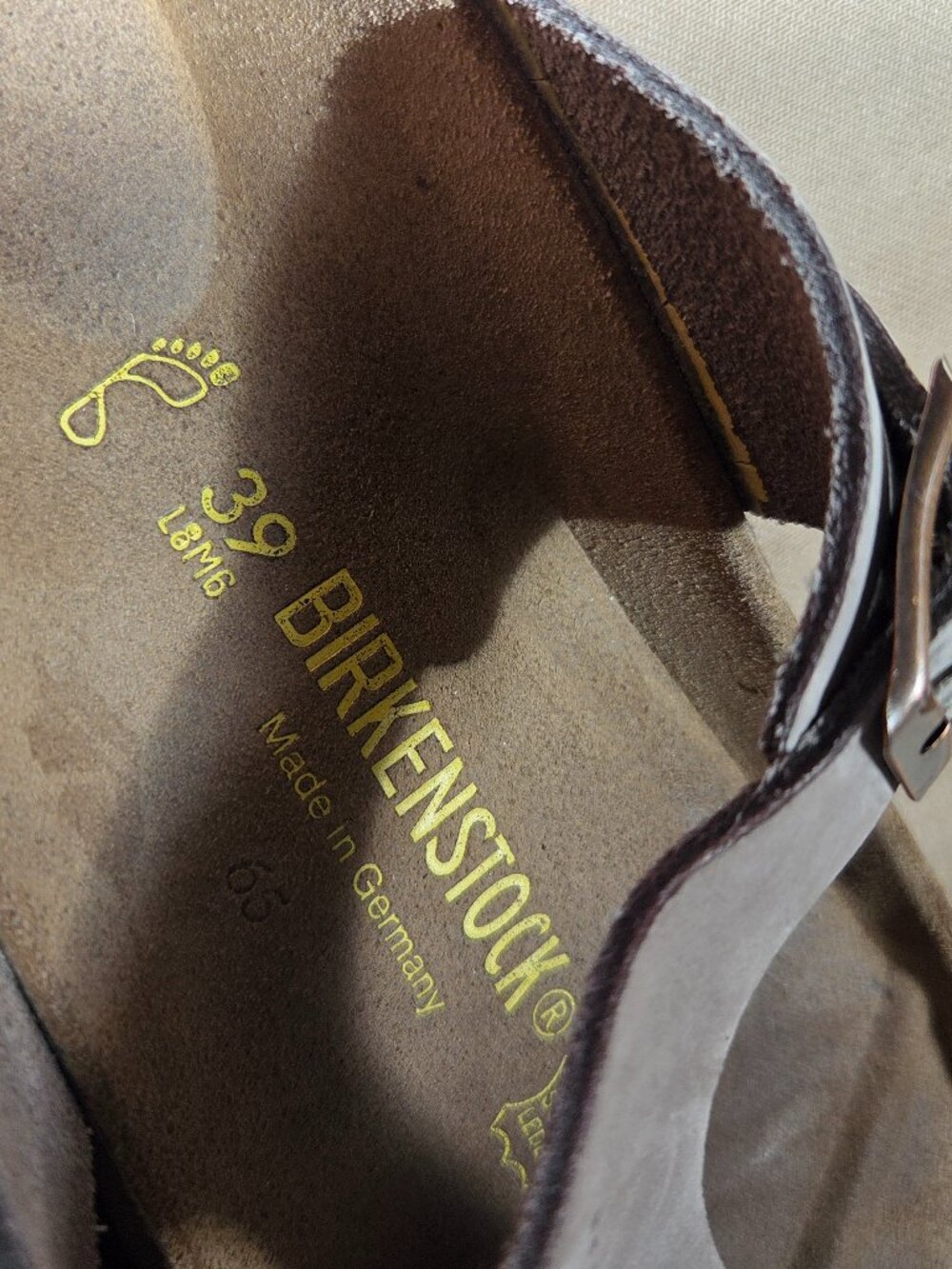 BIRKENSTOCK Grey Gizeh Strappy Sandal - Picture 3 of 6